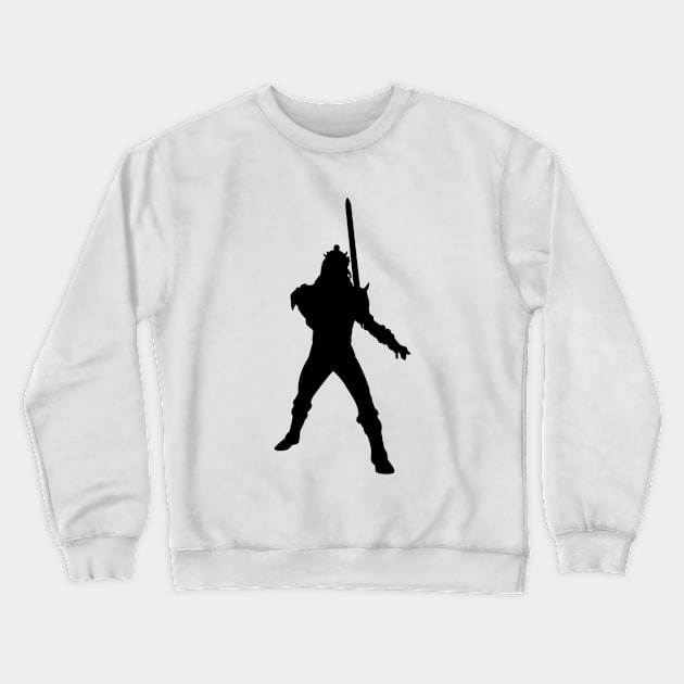 Samurai Warrior Silhouette Crewneck Sweatshirt by AustralianMate